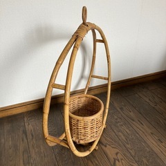 昭和レトロ　植木鉢スタンドの画像