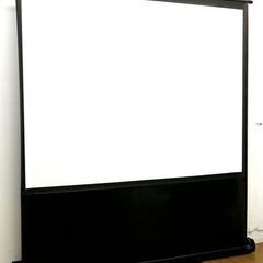 ■80インチ 床置き 自立型タイプ プロジェクタースクリーンの画像