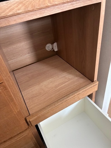  家電収納付食器棚  コンテ キッチンボード 幅120cm  