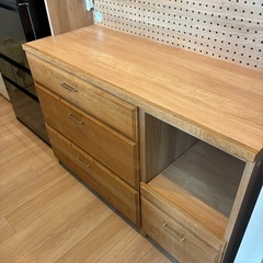  家電収納付食器棚  コンテ キッチンボード 幅120cm  の画像