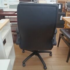 ★リユースのサカイつくば店★TK6262  ワークチェア ブラック H106×D66×W69 クリーニング済みの画像