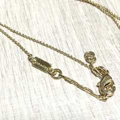 coach ネックレス ゴールドの画像