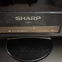 シャープ　AQUOS 40型TV 2009年製  の画像