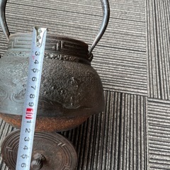 鉄製の鉄瓶　インテリアに！の画像