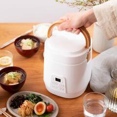 ミニライスクッカー　【新品未使用品】ARC-T2001/w（炊飯器）の画像