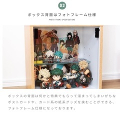 ガラス&木製棚(3段全て)の画像