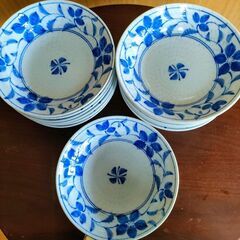 レトロ🎐和皿×13枚セットの画像