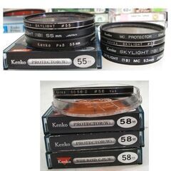 カメラ フィルター 33枚セット　77 72 67 62 58 55 49 46mm　ケンコー PRO1 D 他　レトロ品有り まとめて たくさん☆ PayPay(ペイペイ)決済可能 ☆ 札幌市 豊平区 平岸 平岸店の画像