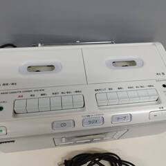 【良品】SONY CFD-W78 CDラジオカセットコーダー/おまけマイクつき！の画像