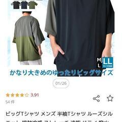 ビックTシャツ半袖の画像