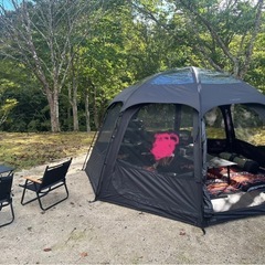 KZM OUTDOOR カズミ アウトドア ビバドームシェルタープライム ブラック　キャンプ　テントの画像