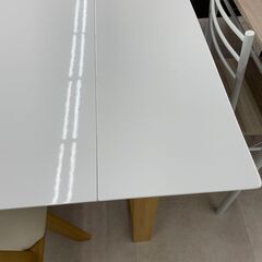 ◇ドリーム尼崎1号館◇ ニトリ 伸縮式ダイニング3点セット DTロピア2の画像
