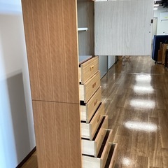 キャビネット付きチェスト【町田市再生家具】251506の画像