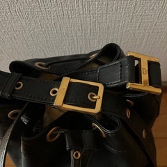 MCM エムシーエム 巾着ショルダーバッグ ブラックの画像
