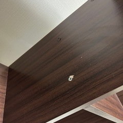 ダークブラウン　飾り棚　本棚
の画像