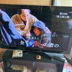 東芝REGZA55型テレビの画像