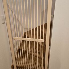 猫脱走防止ドア中門開閉式の画像