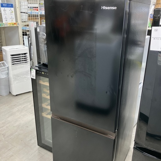 安心の1年間保証付き！Hisense2ドア冷蔵庫2023年製162L【トレファク堺福田店】