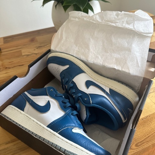 箱付き一回使用のみで美品✨Nike Air Jordan 1 Low