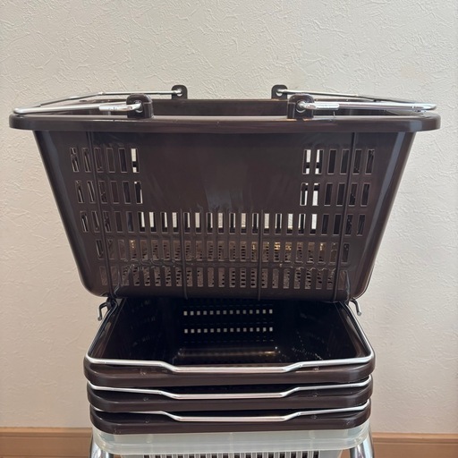 美品ミニバスケット 専用置き台カゴ9個付き太陽ビルメンストアエキスプレス