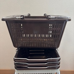 美品ミニバスケット 専用置き台カゴ9個付き太陽ビルメンストアエキスプレスの画像
