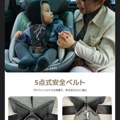 チャイルドシート R129適合 ISOFIX対応 新生児～12歳までの画像