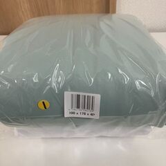 【南浦和】遮光1級カーテン＋レースカーテン4枚セット✨ライトブルー 100×178／500円（税込）の画像