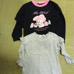 110-120 女の子　洋服一式の画像