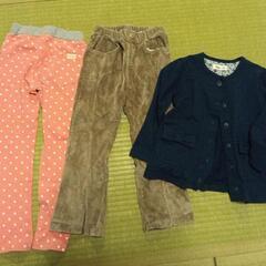 110-120 女の子　洋服一式の画像