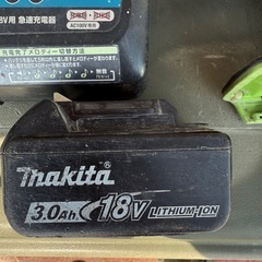 マキタ18V インパクトドライバ　バッテリー充電器付の画像