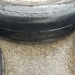 155/65R13 社外ホイール国産タイヤ4本セットの画像