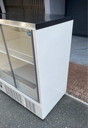【動確済み】2019年 ホシザキ 業務用冷蔵ショーケース SSB-85CL2 220L 100V 850×550×1080 縦型ショー