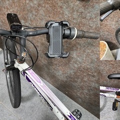 クロスバイク26インチ マウンテンバイク スポーツバイク 自転車の画像