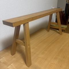 ベンチ　無印良品　の画像