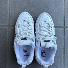 FILA 厚底スニーカー23cm 美品の画像