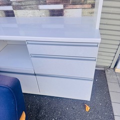 💙 8SBG3 松田家具 食器棚の画像