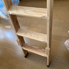 室内用  安全はしご 木製の画像