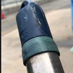 JM20194K) 物干し竿＜径：約３cm 長さ：約210~300㎝＞中古品【取りに来られる方限定】　の画像