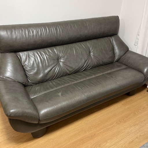 レザーソファ　3人掛け【購入時価格30万】