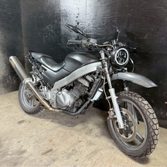 ★支払い総額9.8万円★関東圏内即日配送可能！カワサキ　ZZR250 EX250H 社外マフラー！ネイキッド仕様！社外ハンドル！
の画像