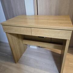 大川家具　LANE (レーン) デスク75 オーク 北欧風 リビングデスク 国産　パソコンデスクの画像