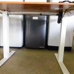 【JM712】ErGear 電動 オフィスワークテーブル 昇降式デスク スタンディングデスク 幅120cm 耐荷重80kg 高さメモリー機能 上下自動昇降 静音 収納フック付き 机 作業机 テレワーク【幅120 x 奥行き60 x 高さ72-118cm】の画像