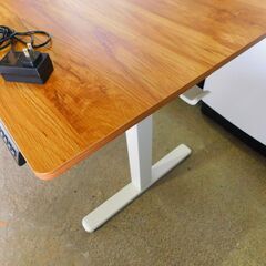 【JM712】ErGear 電動 オフィスワークテーブル 昇降式デスク スタンディングデスク 幅120cm 耐荷重80kg 高さメモリー機能 上下自動昇降 静音 収納フック付き 机 作業机 テレワーク【幅120 x 奥行き60 x 高さ72-118cm】の画像