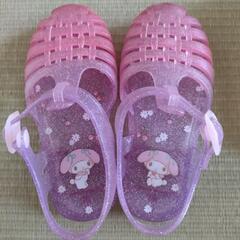 16㌢女の子用サンダルセットの画像