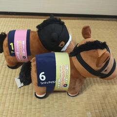 馬のぬいぐるみの画像