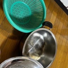 ざる　なべ【取引中】の画像