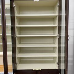 ◇ドリーム尼崎1号館◇ 【訳あり大特価】2枚扉食器棚の画像