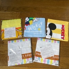 ディズニー柄　ハンドタオル5枚セットの画像