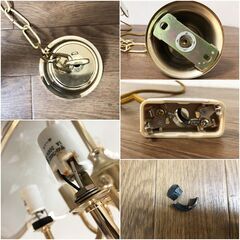 Yamagiwa 洋風ペンダントライト6灯 F8PA-19Z7-6 ヤマギワ照明器具 天井照明 【新品】シーリングキャップWG7001おまけ付きの画像