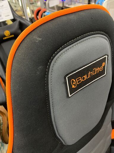 ★来店限定★　Bauhutte バウヒュッテ ゲーミングチェア RS-800RR-OR 中古品 リクライニングチェア